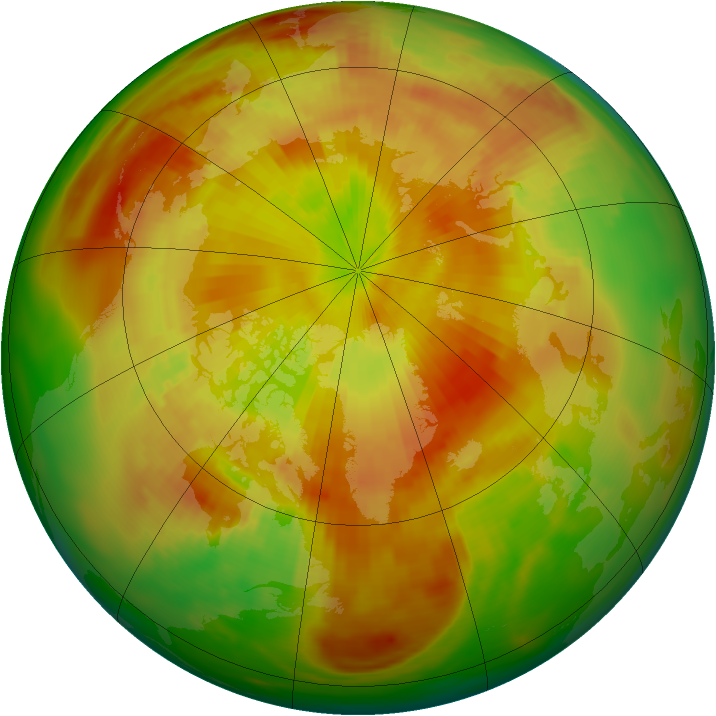 Arctic ozone map for 12 May 1979